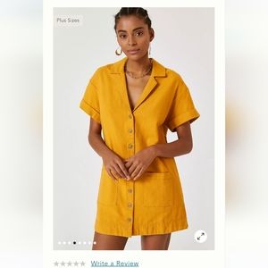Pilcro Buttonfront Shirt Dress